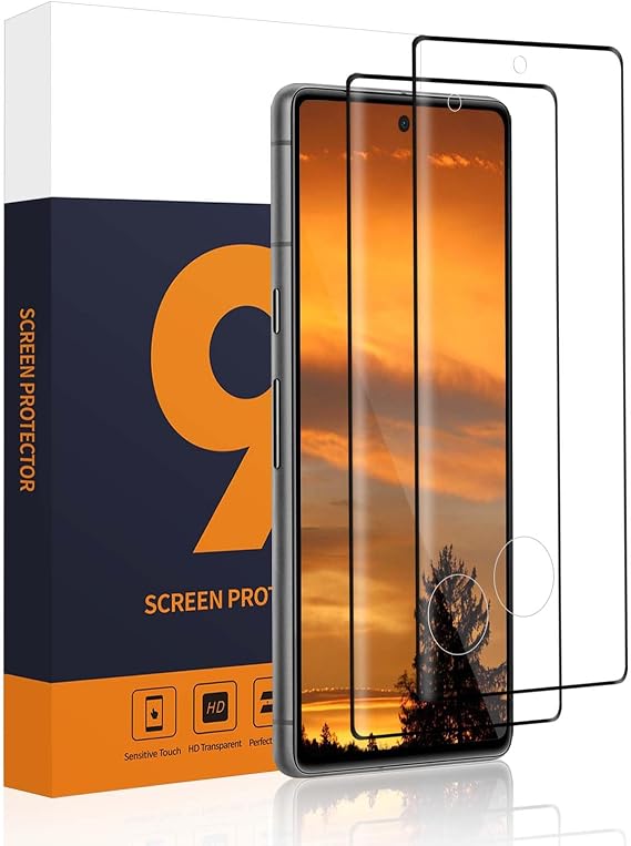 Cable Leader 2 Pack Screen Protector for Google Pixel 7 Pro 5G, Fingerprint ID Compatible, HD Clear, 9H Hardness, Anti-Scratch, Easy Installation, Mobile Phone Screen Protector for Pixel 7 Pro