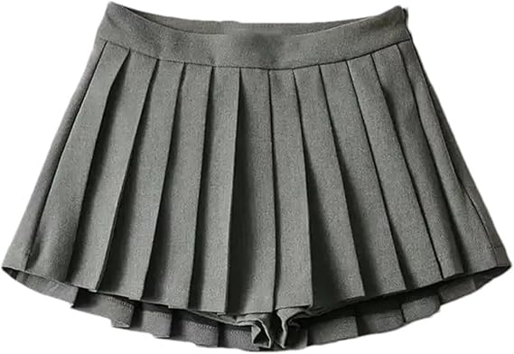 Summer Sexy Mini Skirts with Short Womens High Waist Skirts Vintage Pleated Skirt Tennis Skirts White Black