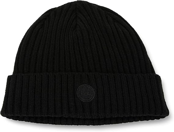 Timberland Men's Short Watch Cap with Woven Label
