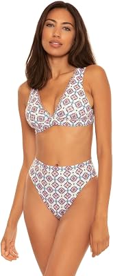 Becca by Rebecca Virtue Marrakesh Elliana Banded Halter Top Multi LG