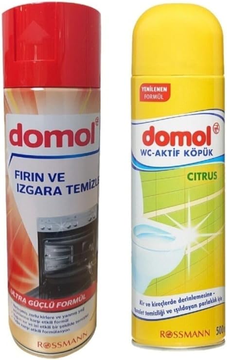 Domol 2 Li Temizlik Seti(wc-aktif Temizlik Köpüğü-fırın Ve Izgara Temizleyici)