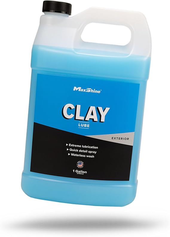 Maxshine 1 Gallon Clay Lube Spray Synthetic Lubricant for Clay Bars & Clay Blocks Hyper Slick Formula for Surface Protection Ideal for Cars, Trucks, SUVs & More DIY Detailing