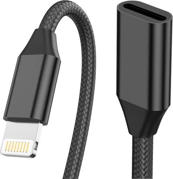 [Apple MFi Certified] iPhone Charger Extension Cable,Charging Extension