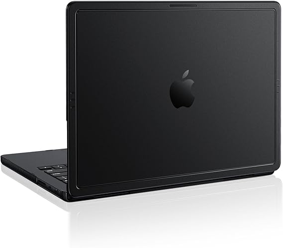 Soonjet for MacBook Pro 14 inch Case M5 M4 M3 M2 M1 2026-2021 Laptop Cover | Anti Crack, Fingerprint Scratch Resistant Matte, Protective Hard Shell, Space Black Clear, Thin & Lightweight, Snap on Fit