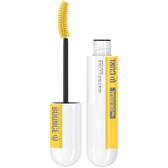 Maybelline Volum Express Colossal Curl Bounce Washable Curling Mascara, Very Black, 1 Count