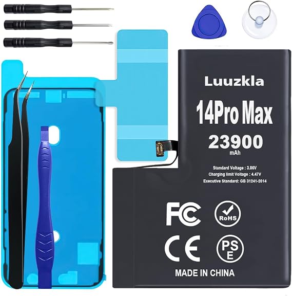 23900mAh Battery Compatible with iPhone 14 Pro Max, (New Upgrade) Super Capacity Battery Compatible with iPhone 14 Pro Max, with Full Tool Kits-0 Cycle-24 Months Service