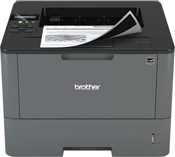 Brother Monochrome Laser Printer, HL-L5100DN, Duplex Two-Sided Printing, Ethernet Network Interface, Mobile Printing, Amazon Dash Replenishment Ready