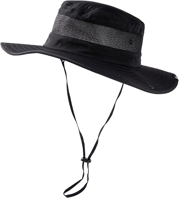 TOP-EX Oversized Waterproof Sun Hat for Big Heads with Wide Brim & Mesh