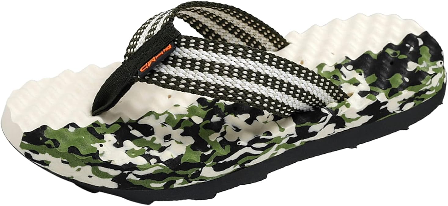 Fashion Summer Men Flip Flops Flat Bottom And Non Slip Light Slip On Comfortable Colorblock Elev8 Shoes