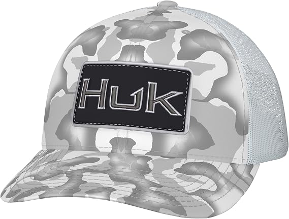 HUK Unisex Kids Kc Scott Trucker Hat, Anti-Glare Snapback Fishing Hat for Kids