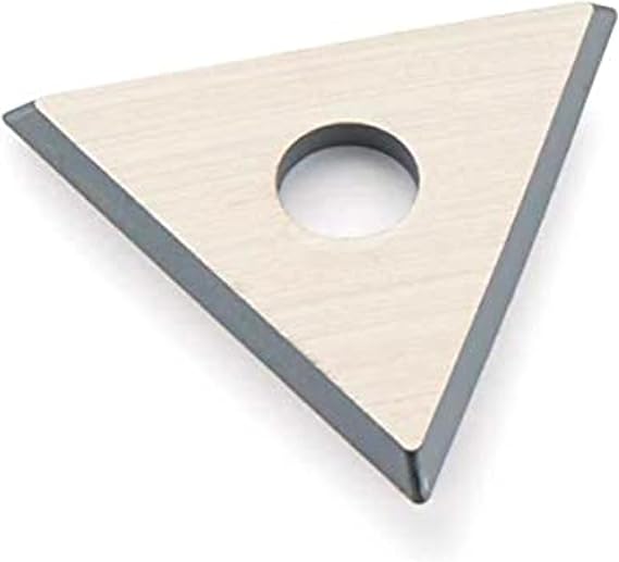 for Bahco 625 Pocket Scrapper Blade Triangular Tungsten TCT Carbide Edged Scraper Blade Compatible with Bacho 449, 448 Xcalibur Tooling- 1Piece