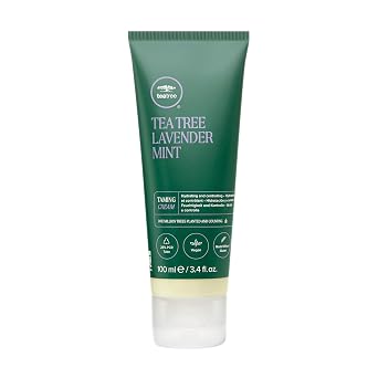 Tea Tree Lavender Mint Taming Cream, Rich Hair Styling Cream, For Coarse, Curly + Dry Hair, 3.4 fl. oz.