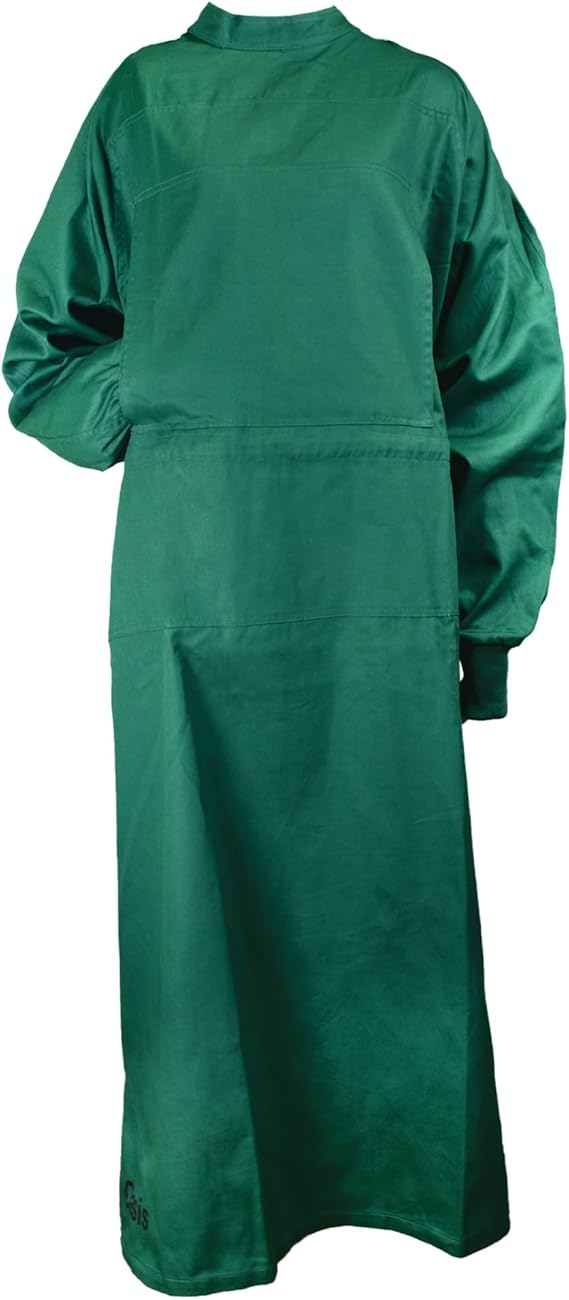 Cloth Procedure Medical Gown, Washable Reusable Gown, Long Sleeve & Elastic Cuff, 100% Cotton, Unisex, 2X-Large