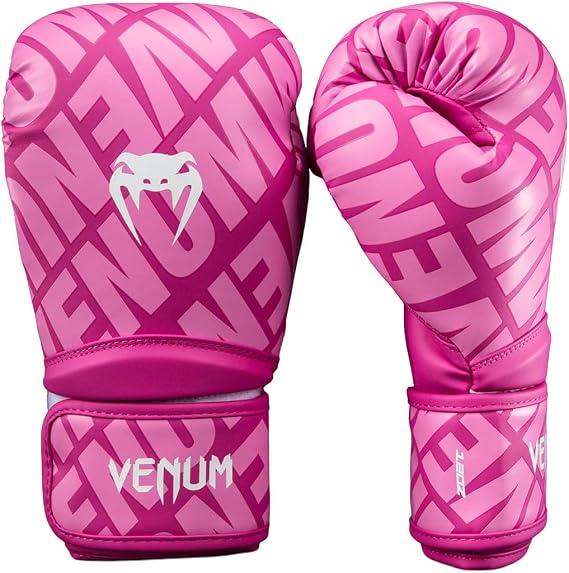 Venum Contender 1.5 XT 3D Boxing Gloves - Candy Pink-White 10-Ounce