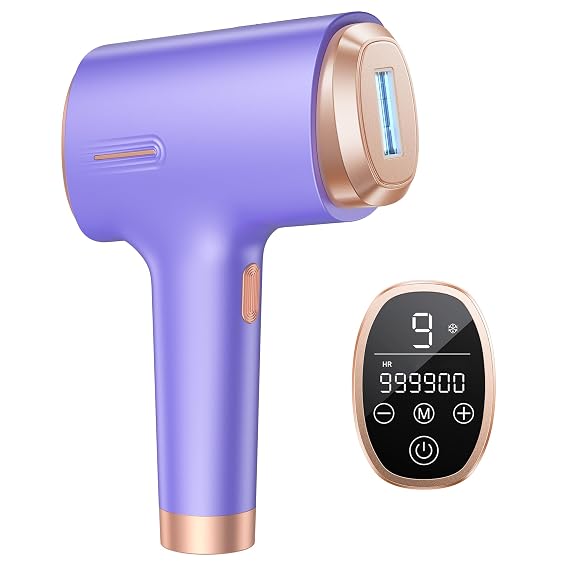 Ubroo IPL Laser Hair Removal Device, 21J Energy, 96% Hair Reduction, 41F Ice Cooling for Women & Men