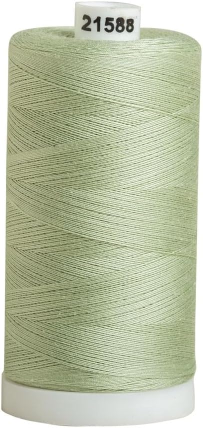 Connecting Threads Green 100% Cotton 1200yd Thread for Sewing Machine