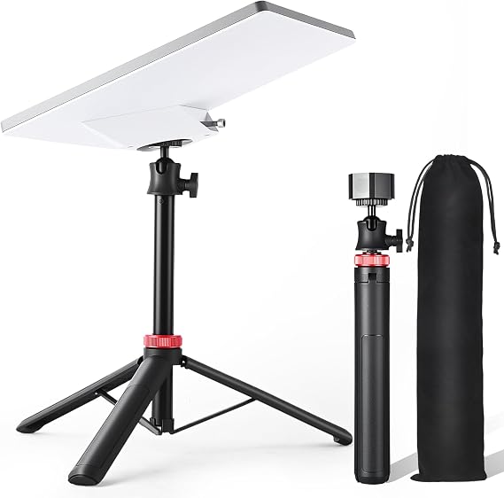 Datop Starlink Mini Tripod Mount with Aluminum Adapter Compatible with New and Old Starlink Mini Models and 360 tilt Starlink Mini Stand is Suitable for Outdoor Camping Travel RV