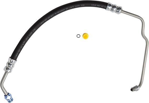 Edelmann 80235 Power Steering Pressure Hose: Replacement for - 2002-97 Ford; Expedition, F Series, Lincoln Navigator, Black