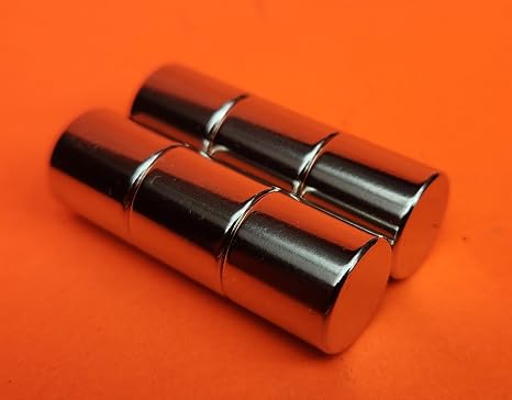 Neodymium Disc Magnets 6 Pack of 1/2" x 1/2" (12.7 mm) Rare Earth Magnets for Mounting, Fastening, and Display Uses
