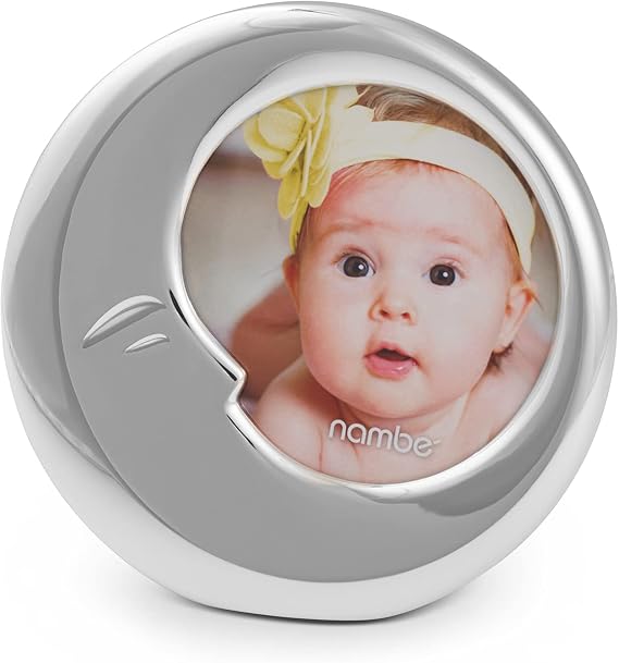 Nambe Baby Moon Picture Frame, 6", Silver