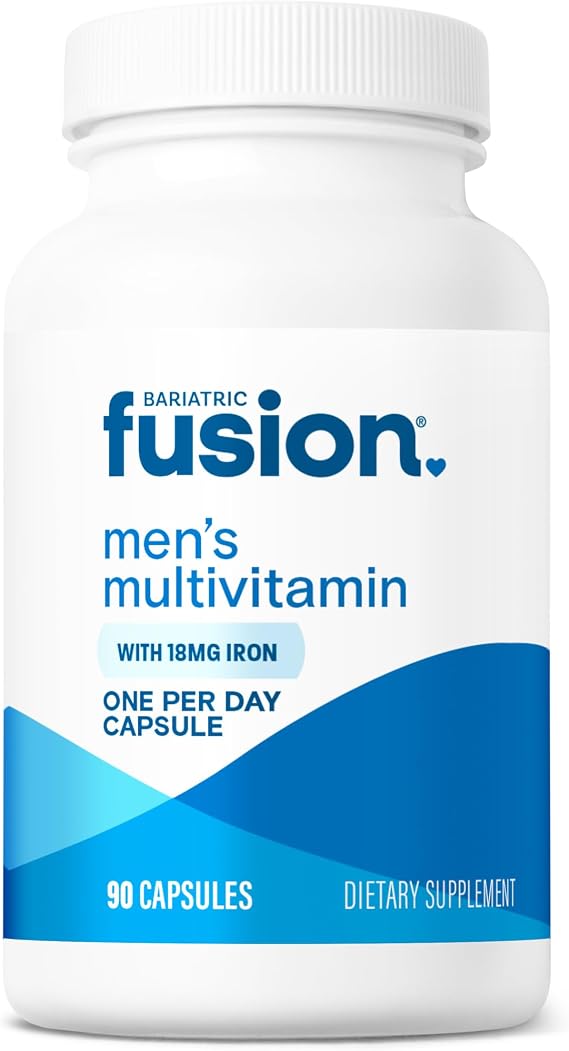 Bariatric Fusion Bariatric Multivitamin with Iron for Men, 90 Capsules
