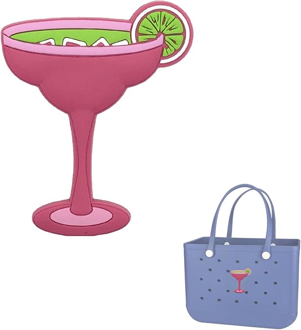 Charms for Bogg Bag Accessories, Bogg Bag Charms for Beach Tote Rubber Beach Bag Accessories,Insert Decorative Letter for Handbag Beach Tote Bag