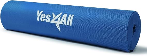 Yes4All Ergonomic Foam Bar Pad, Olympic Barbell Squat & Neck Pad for Squats, Hip Thrusts & Weight Lifting Bar