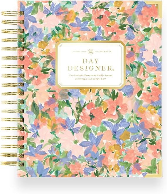 Day Designer 2026 Weekly & Monthly Planner, 7.4"x9.5", Lorelei