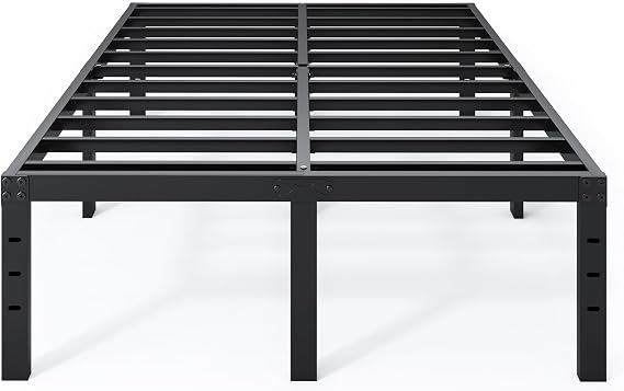 QEROMY Full Size Bed Frame - 18 in Sturdy Platform Bed Frame Full