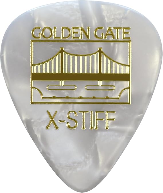 Golden Gate Guitar Picks MP-145, Pearloid,The Sideman - X-Stiff Pack of 12