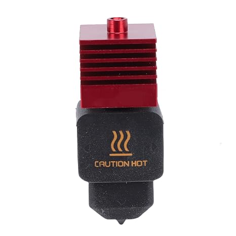 Bewinner High Flowrate 3D Printer Hotend 0.4mm Nozzle, Replacement for Bambu Lab H2D, H2D Combo, A1, A1 Mini, Nano Coated Red Cooling Block, Hardened Steel