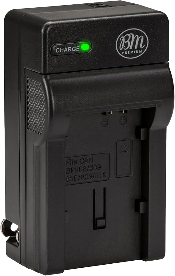 BM CG-800 Replacement Battery Charger for Canon BP-819 BP-820 BP-827 BP-828 HF G60 XA55 GX10 HFG20 HF G21 HFG30 HFG40 HFM31 HFM32 HFM300 HFM301 HFM40 HFM41 HFM400 XA10 XA11 XA15 XA20 XA25 XF400 XF405