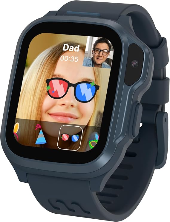 myFirst Fone S4 Kids Smartwatch with GPS 4G LTE Video Call Space Blue