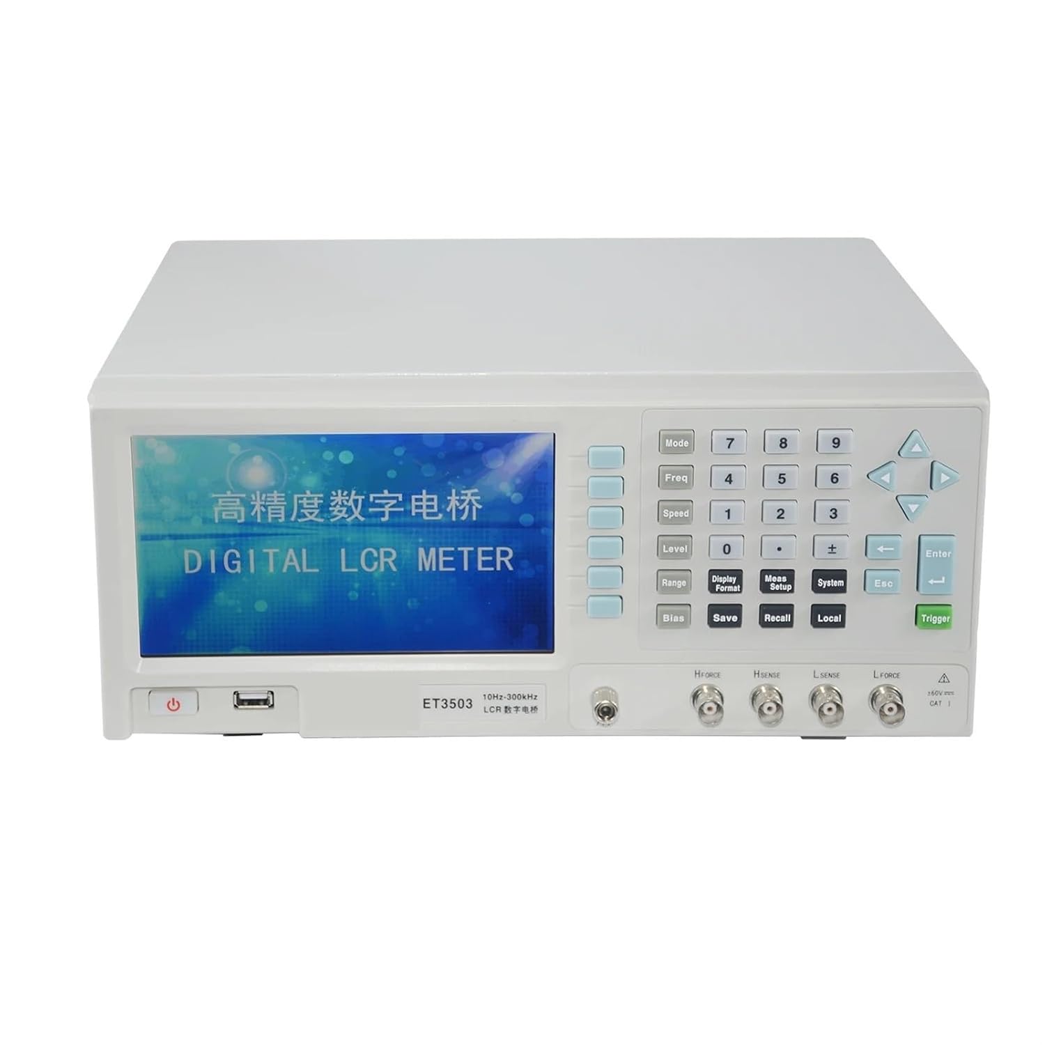 Digital LCR Bridge Precision LCR Digital Bridge Inductance Capacitance Resistance Tester LCR Meter USB LAN RS232 ET3501 ET3502 ET3503 ET3505 ET3510ET3505500KHz