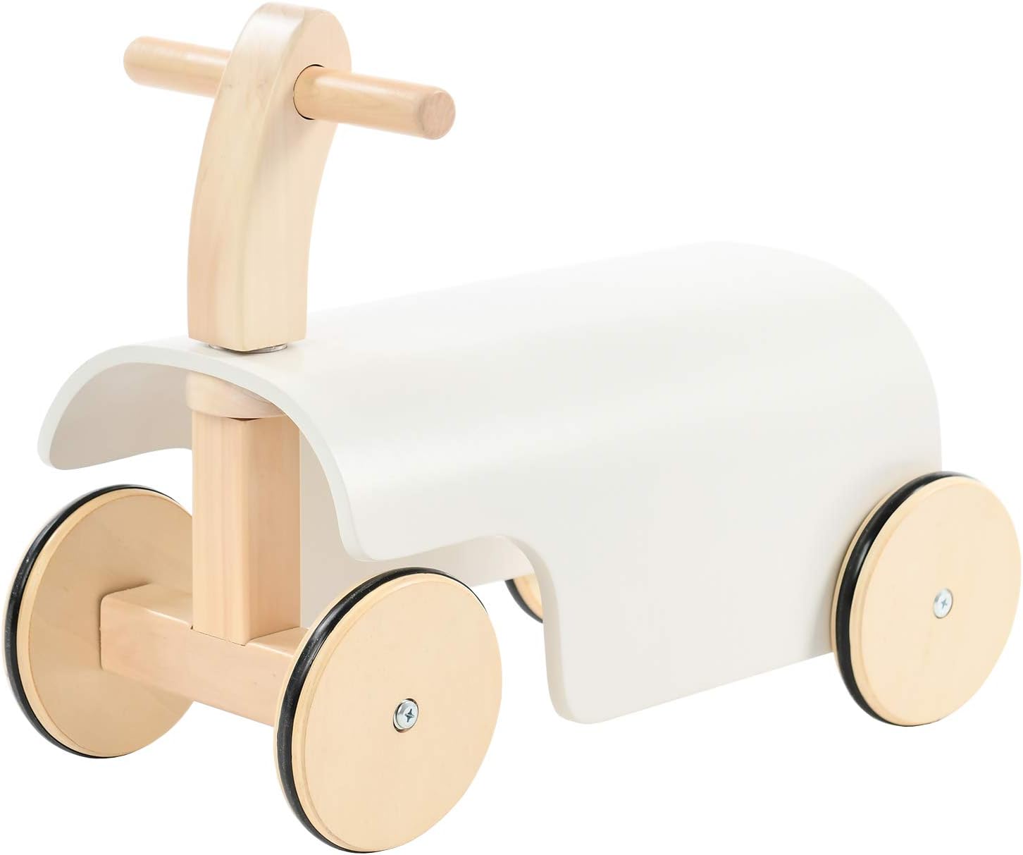 labebe Kids Ride On Toys for 1 Year Old, Baby Balance Walker Car Toddler Wooden Ride-On Toy with Wheels, Children Push Walker ToyInfant Riding Strollers for 12M BoysGirls