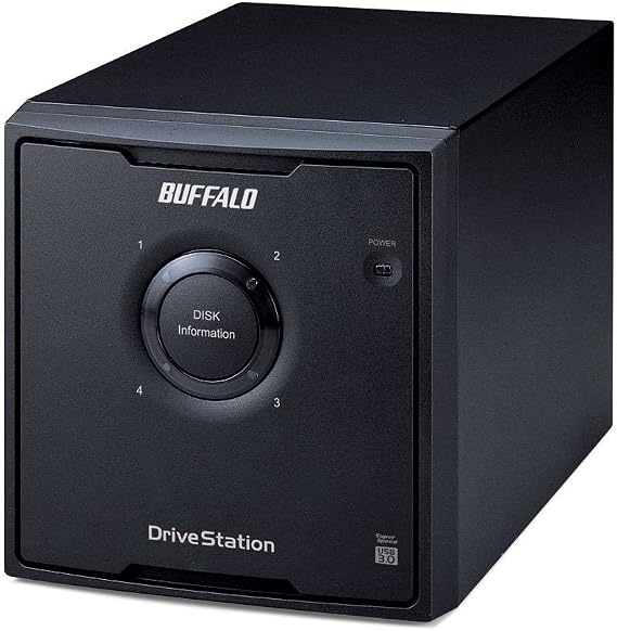 BUFFALO DriveStation Quad 4-Bay 16TB (4x4TB) TAA Desktop External Hard Drive USB 3.2