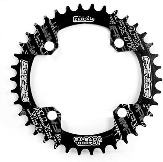 bicycle chainring, wide chainrings 104 BCD 34T 38T 42T bicycle chainring for road bikes, BMX MTB bike 38T