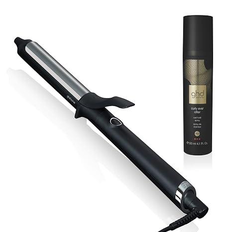 ghd Classic Curl Hair Curling Iron 1" Hair Curler, Professional Styling Tool with Safer-for-Hair Styling Tool Temperature, Easily Create Glamorous & Perfectly Defined Curls