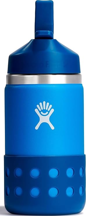 Hydro Flask 12 Oz Kids Wide Mouth Straw Cap And Boot Lake