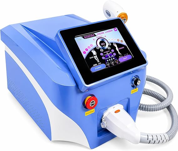 Diode Laser Hair Removal Machine for Home, Permanent Full Body Results, 3 Adjustable Wavelengths for Women & Men