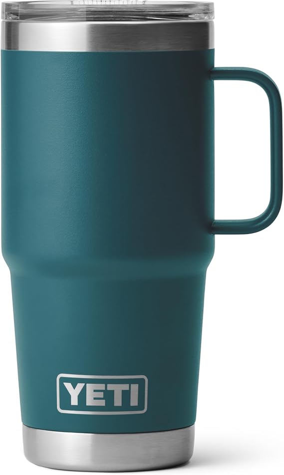 YETI Rambler 20 oz Travel Mug, Stainless Steel, Vacuum Insulated with Stronghold Lid