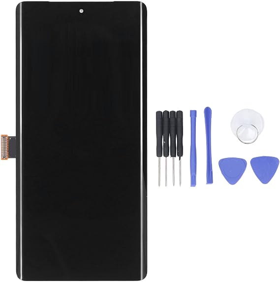Screen Replacement for Pixel 7 Pro, LCD Display Touch Digitizer Assembly, Digitizer Full Assembly with Fingerprint & Repair Tools Kit, LCD Screen Replacement