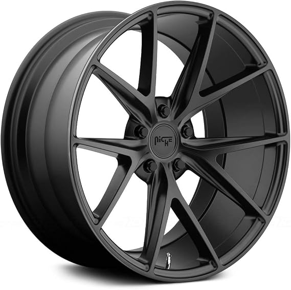 Niche M117 Misano 20x9 5x108 +38mm Matte Black Wheel Rim 20" Inch