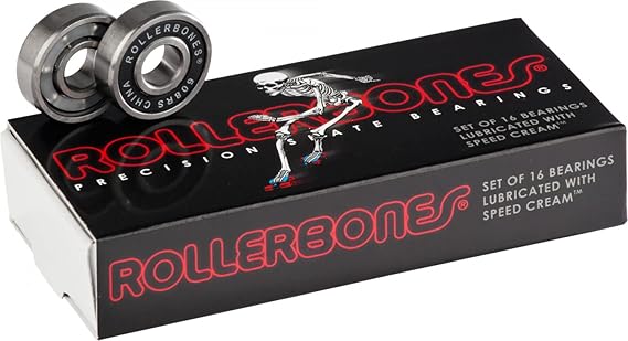 Rollerbones Bearings 608 8mm 16pk Skateboard Screws, Adults Unisex, Multi(Multi), 8