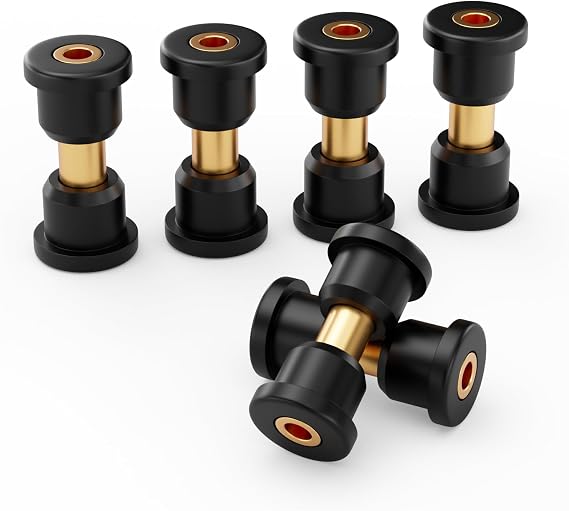 Panglong Club Car DS Rear Leaf Spring Bushing Kit, 2 Sets of DS Rear Spring Polyurethane Bushing and Sleeve Kit, Suitable for 1992-Up Club Car DS G&E Golf Cart, OEM# 1015583, 1012303