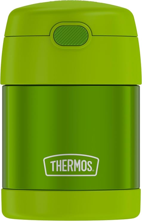 THERMOS FUNTAINER Kids Food Jar with Spoon, 10oz, Lime