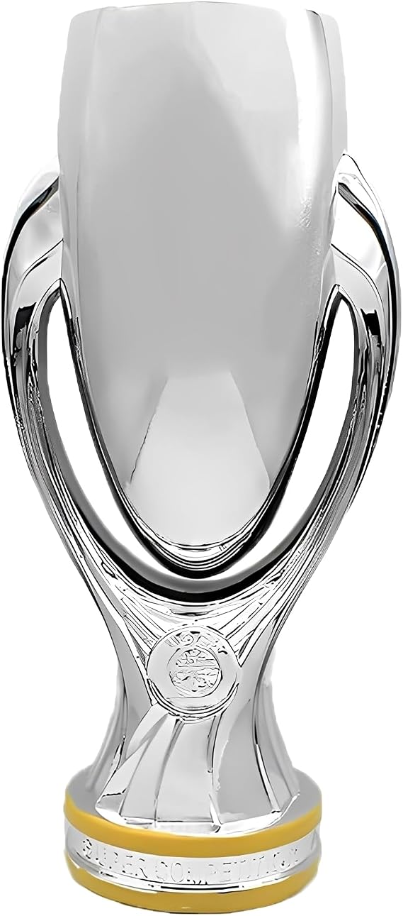 Europa Super Cup Champions Trophy Supercup League Trophies Football Fans Collectibles Home Bar Office Table Decor,6.3inch/16cm