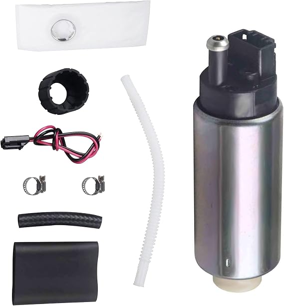255LPH High Performance Electric Fuel Pump Replace Walbro GSS340 with Installation Kits