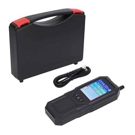 Hyuduo Radiation Survey Meter, Professional Radiation Detector with Visual Audible Alarm, Sensitive Counter Sensor, Large, Radiation Supplies