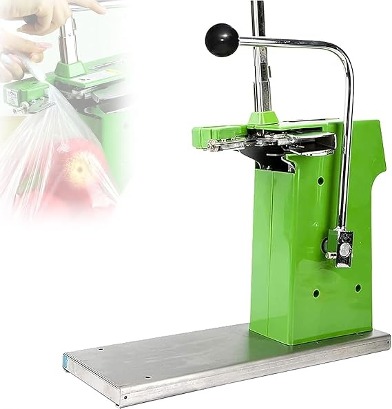 U-shape Sausage Clipper, Portable Sausage Clipping Machine with 2000pcs Staples, High Efficiency Clipping and Adjustable Pressure, High Efficiency Cut and Labor-Saving, for Supermarket, Fruit Shop